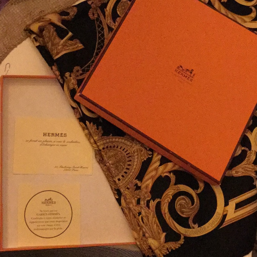 Vintage Hermès Silk Scarf  RARE